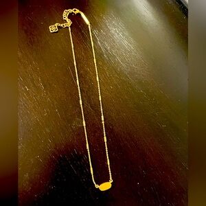 Dainty Kendra Scott rose gold necklace